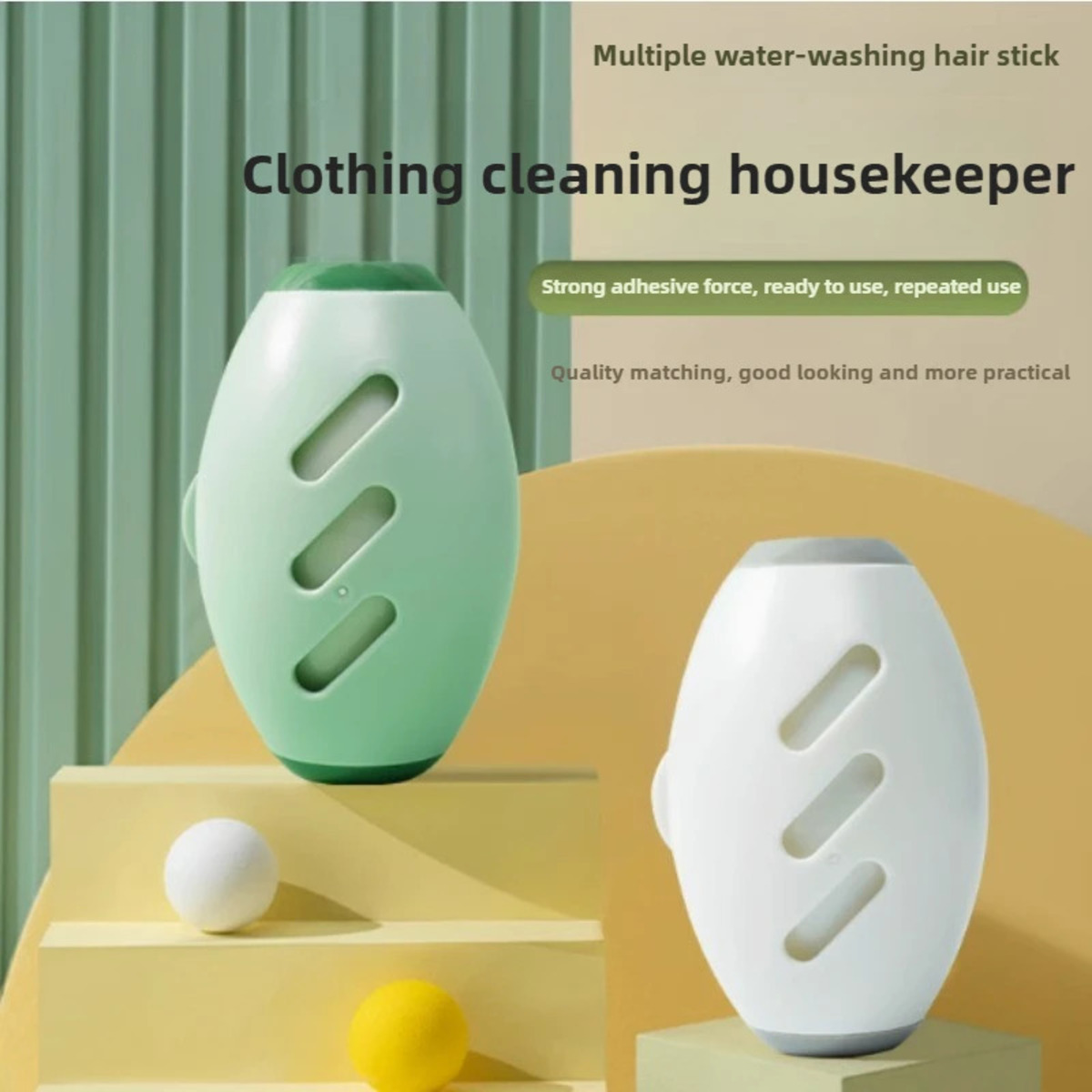 Reusable Washable Lint Roller – Super Sticky for Pet Hair, Dust & Clothes