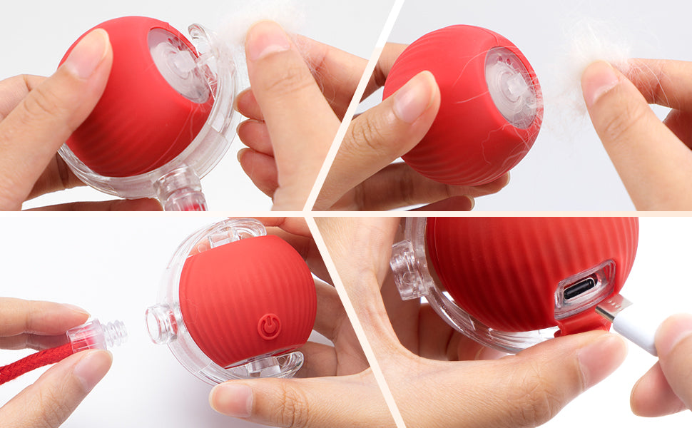 Smart Interactive Rolling Ball Toy for Cats & Small Dogs