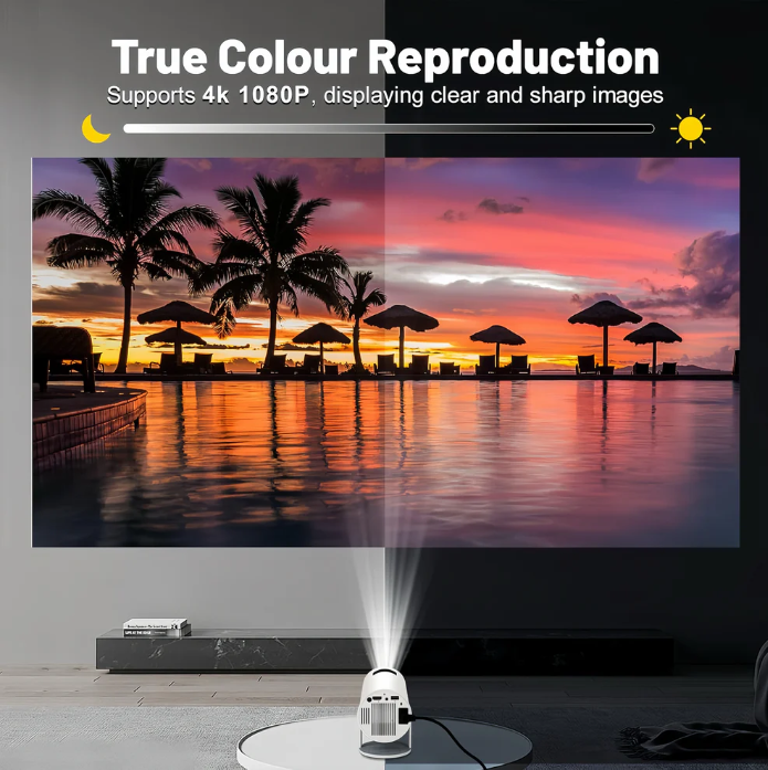 4K Ultra HD Mini Projector