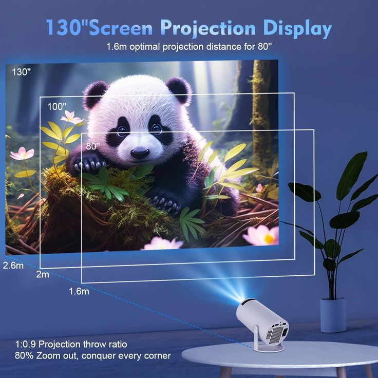 4K Ultra HD Mini Projector