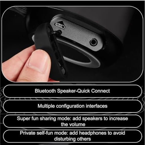 Virtual AR Smart Drum Kit – Interactive Air Drum Set with Bluetooth Speaker