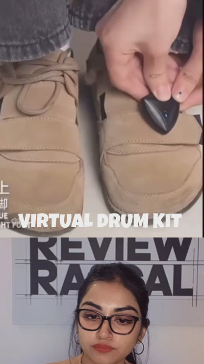 Virtual AR Smart Drum Kit – Interactive Air Drum Set with Bluetooth Speaker